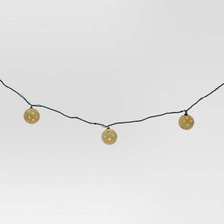 10ct Indoor/Outdoor String Light- Plastic Globe Cover - Threshold : Target