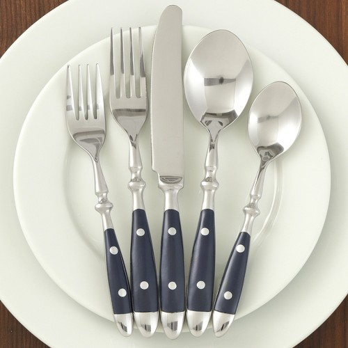 CHEFS 20Piece Bistro Flatware Set eBay