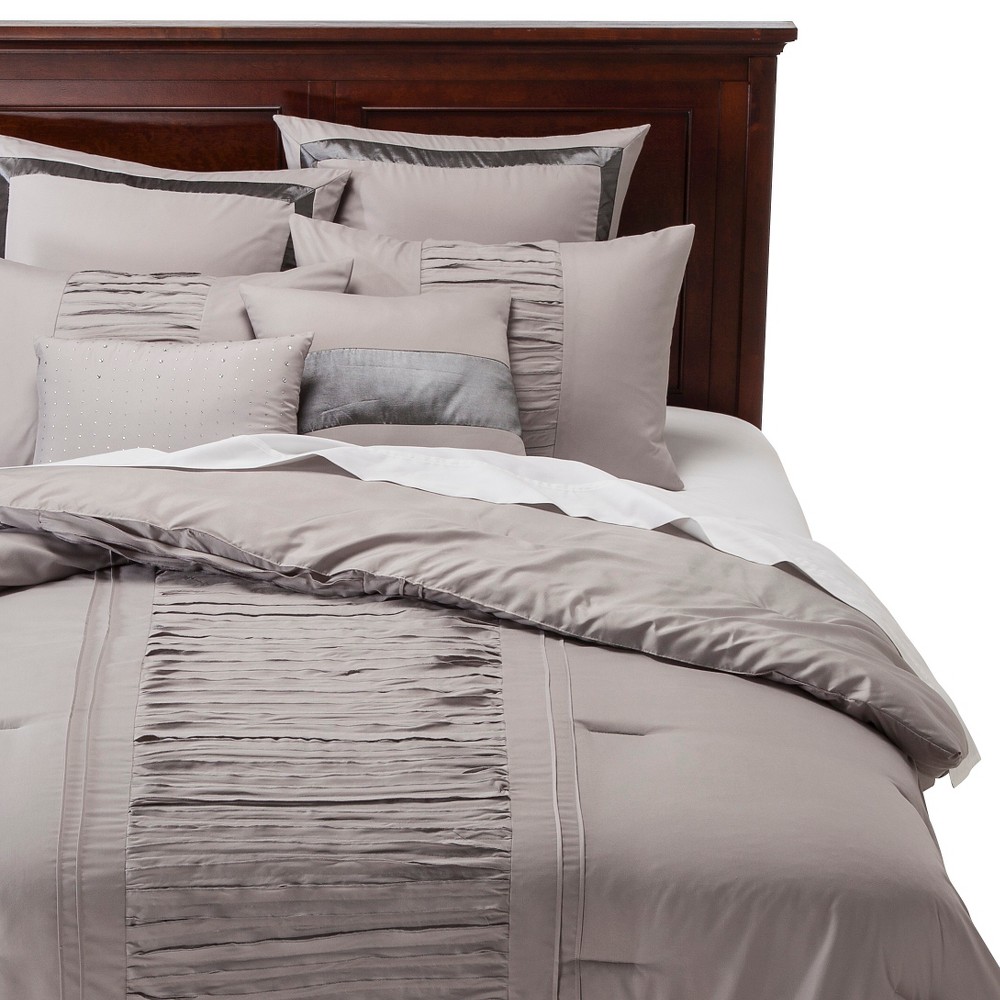 UPC 645470124735 product image for Marilyn 8 Piece Comforter Set - Off White (Queen) | upcitemdb.com