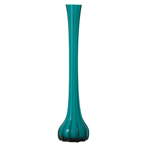 Torre & Tagus Glass Vase - Turquoise