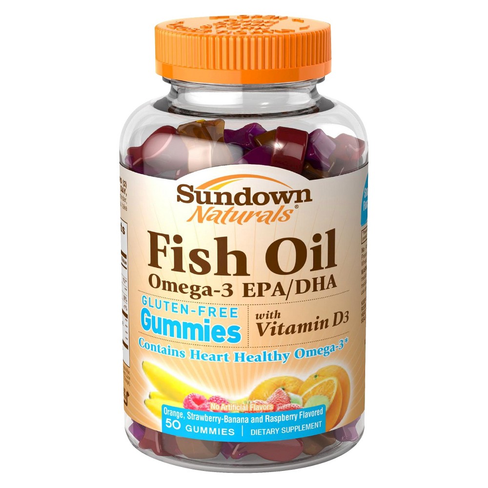 UPC 030768529581 product image for Sundown Natural Omega + D3 Gummies - 50 Count | upcitemdb.com