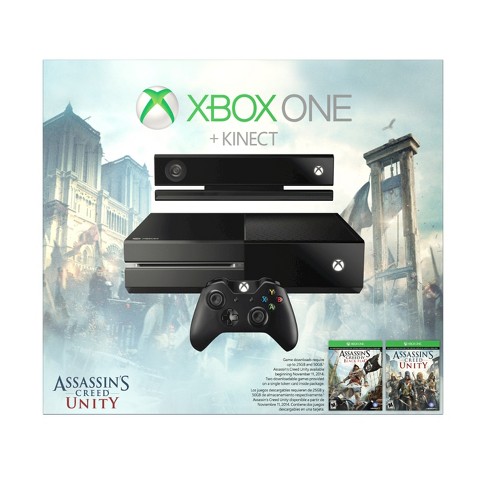 Xbox One 500GB Kinect Bundle with Assassin's Creed Unity and Black ...