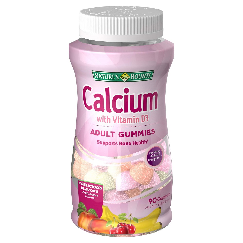UPC 074312503719 product image for Nature's Bounty Calcium 600 mg with Vitamin D Gummies - 90 Count | upcitemdb.com