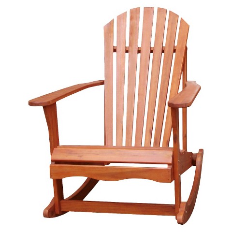 International Concepts Adirondack Rocking Chair Tar