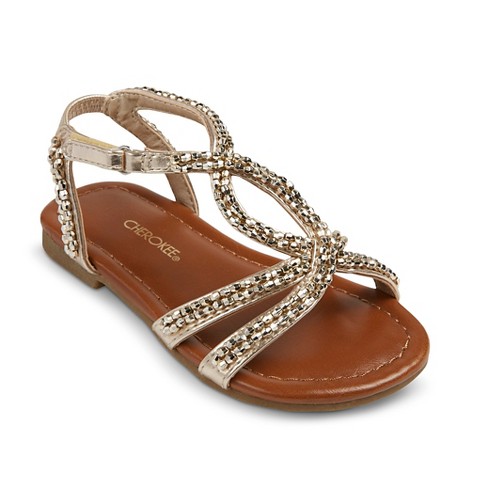 Toddler Girl's CherokeeÂ® Jumper Sandals - As... : Target