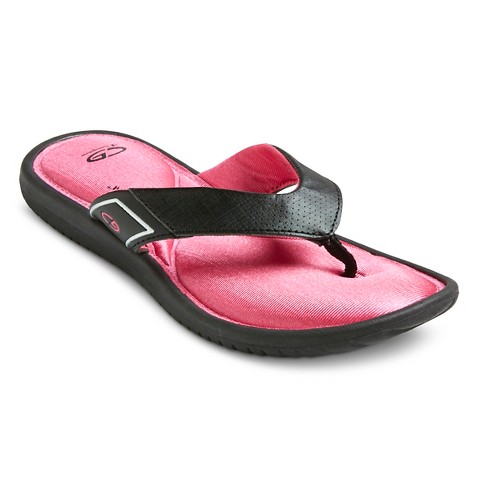 pink champion sandals