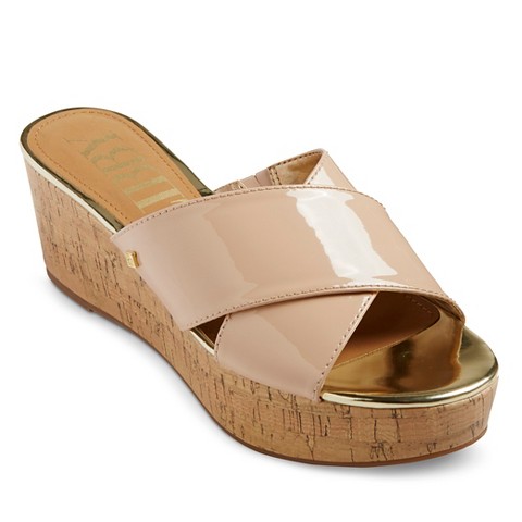 ... Sam  Libby Nolan Low Wedge Slide Sandals - product details page