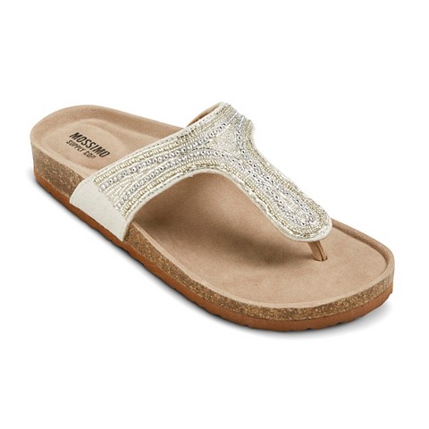 Women's Patrice Footbed Sandals - Silver
