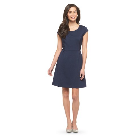 Women's Ponte Fit and Flare Dress MeronaÂ® product details page