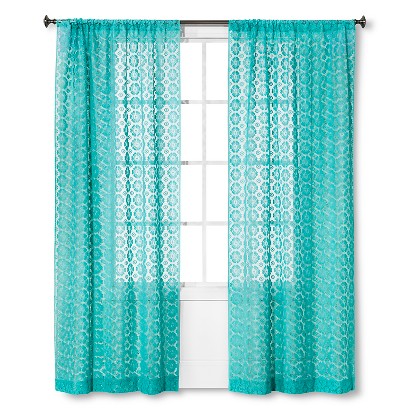 Xhilaration Crochet Curtain Panel