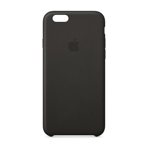 Apple iPhone 6 Leather Case â€“ Black product details page