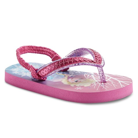 DisneyÂ® Toddler Girl's Frozen Flip Flop Sandals - Purple product ...