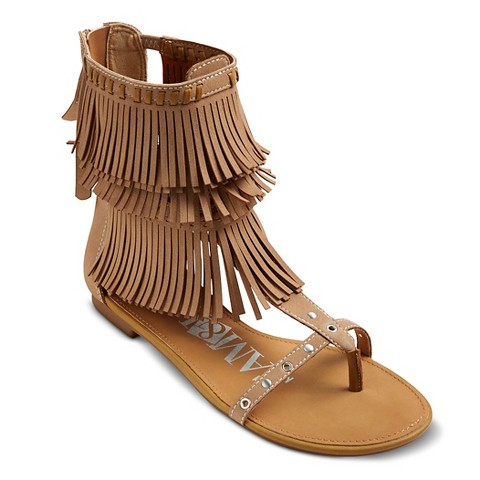 Women's Sam  Libby Hughes Gladiator Fringe Sandals product details ...