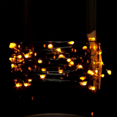9 ft. LED String Light - Amber Yellow : Target