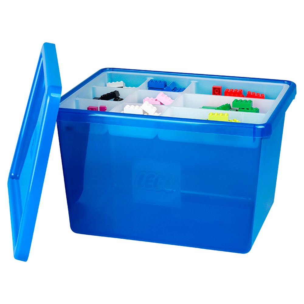 UPC 887988003953 product image for Lego Large Storage Bin with Sorting Tray - Blue | upcitemdb.com