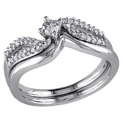 CT. T.W. Diamond Bridal Ring Set in Sterling Silver (GH I2-I3 ...