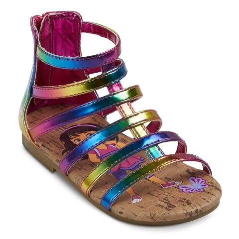Toddler Girl's Dora and Friends Gladiator Sandals - Multicolor product ...