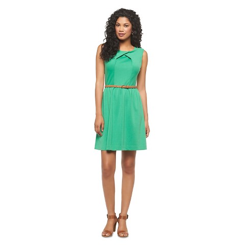 Women's Ponte Fit and Flare Dress MeronaÂ® product details page