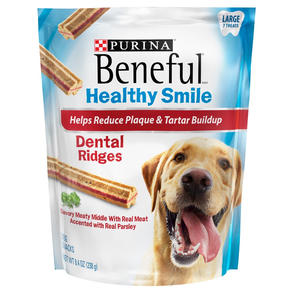 UPC 017800154666 product image for Dog Treat Beneful Healthy Smile Ridges Large 8.4oz | upcitemdb.com