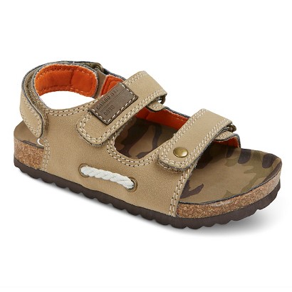 TODDLER BOY'S CHEROKEE DANNY SANDALS - BROWN