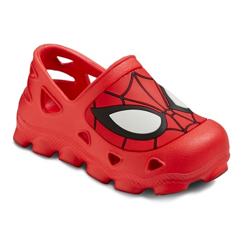 Toddler Boy's Spiderman Sandals - Red product details page