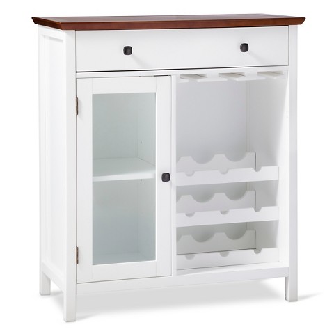 Marin Wine Cabinet White 142 48 W Fs W Target Red Card Was