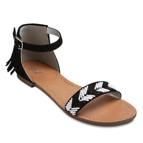 Women's Festival Beaded Ankle Strap Sandal