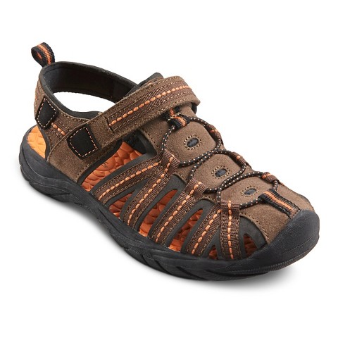 Boy's CherokeeÂ® Garrison Hiking Sandals - Brown product details page