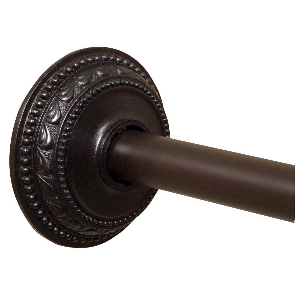 UPC 043197135612 product image for Zenna Home Decorative Medallion Shower Rod - Heritage Bronze | upcitemdb.com