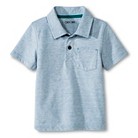 Toddler Boys Polo Shirt - Heather Blue 6