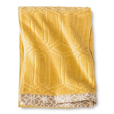 Threshold™ Geo Hand Towel - Yellow