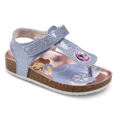 Toddler Girl's Sofia The First Footbed Sandals - Purple product ...