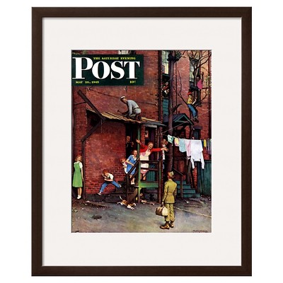 Art.com "Homecoming G.I." -Framed Print