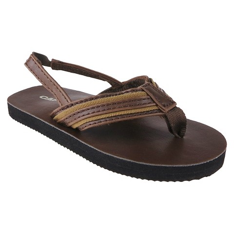Toddler Boy's Flip Flop Sandals - Brown product details page