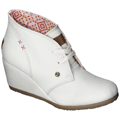 ivory leather bootie