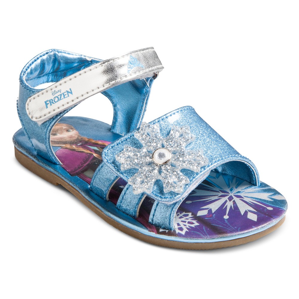 disney toddler girl s frozen sandals blue by frozen 5 0 reviews ...