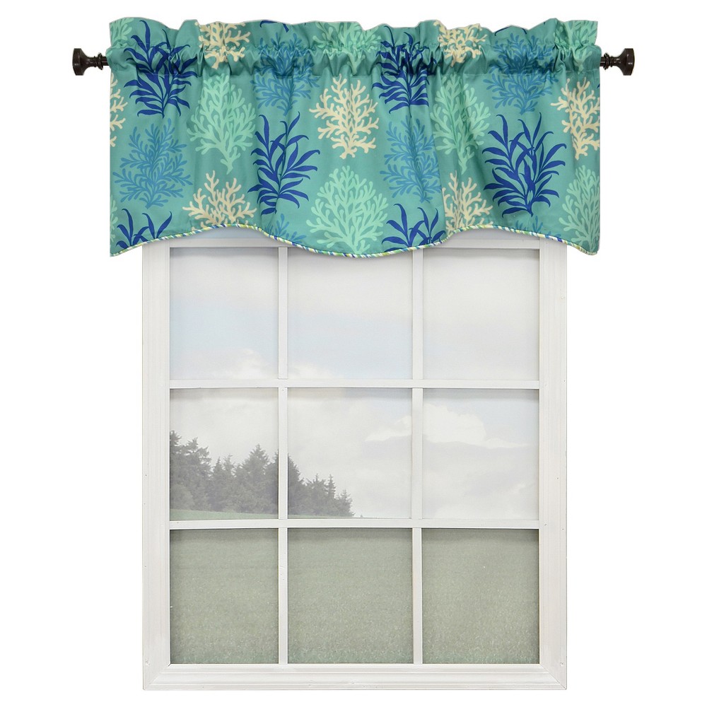 UPC 885308290601 Waverly Marine Life Lined Window Valance Blue (52
