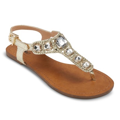 Womenâ€˜s Isabella Embellished Sandals : Target