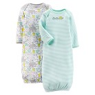 Just One You™Made by Carter's® Newborn 2 Pack Gown Set - Iced Green NB