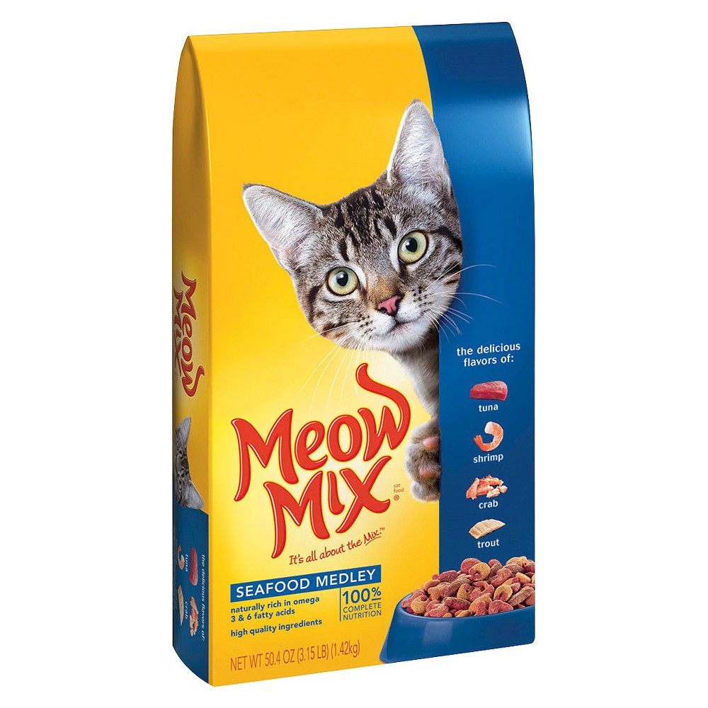 UPC 829274512329 product image for Meow Mix Seafood Medley Dry Cat Food - 3.15 lb | upcitemdb.com