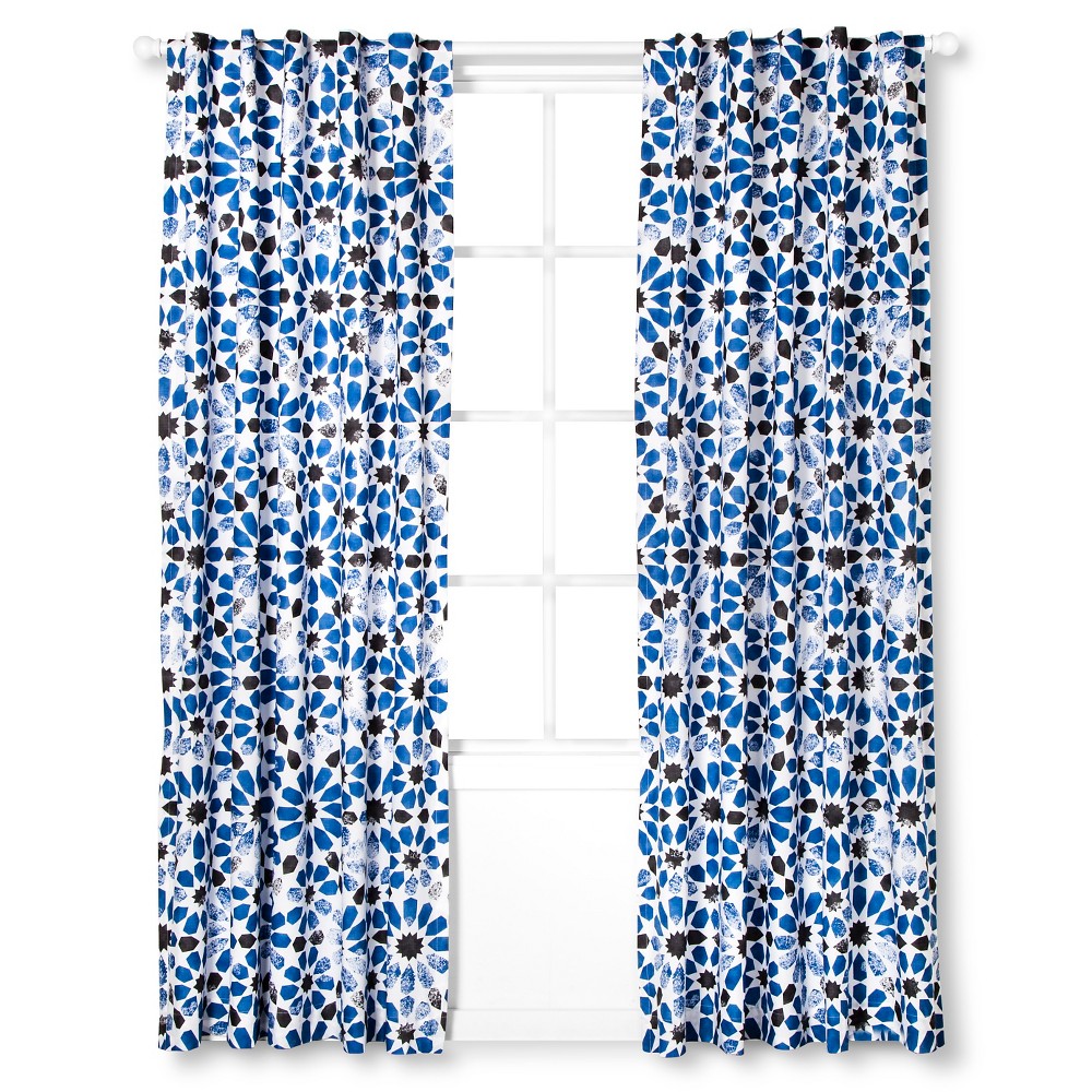 Sabrina Soto Havana Curtain Panel, Blue