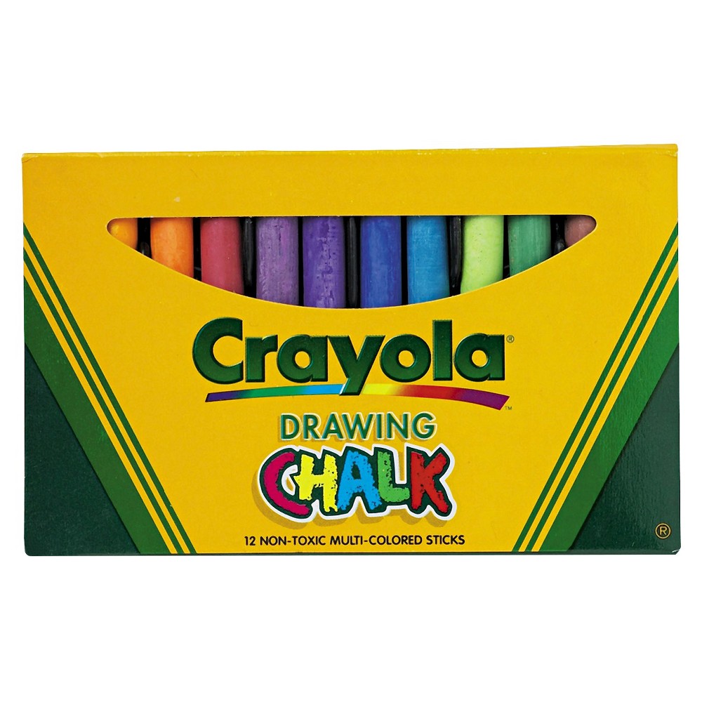 UPC 071662004033 product image for Crayola Colored Drawing Chalk - Multicolor (12 Sticks/Set) | upcitemdb.com