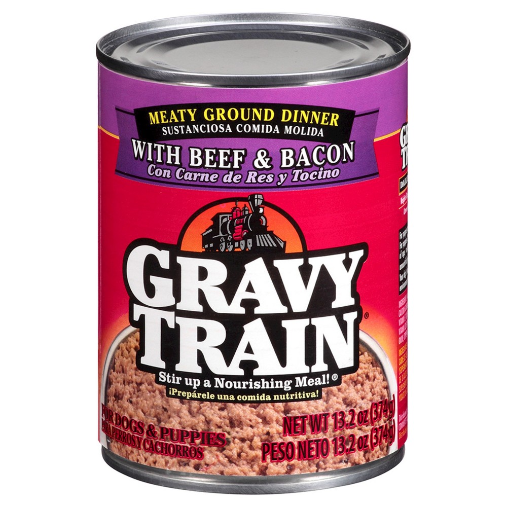 UPC 079100503025 product image for Gravy Train Meaty Loaf Dinner with Beef & Bacon 13.2oz | upcitemdb.com