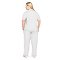 Women's Plus Size Short Sleeve Woven Pajama Set Mesa Gray - Gilligan & O'Malley®. Additional View 2