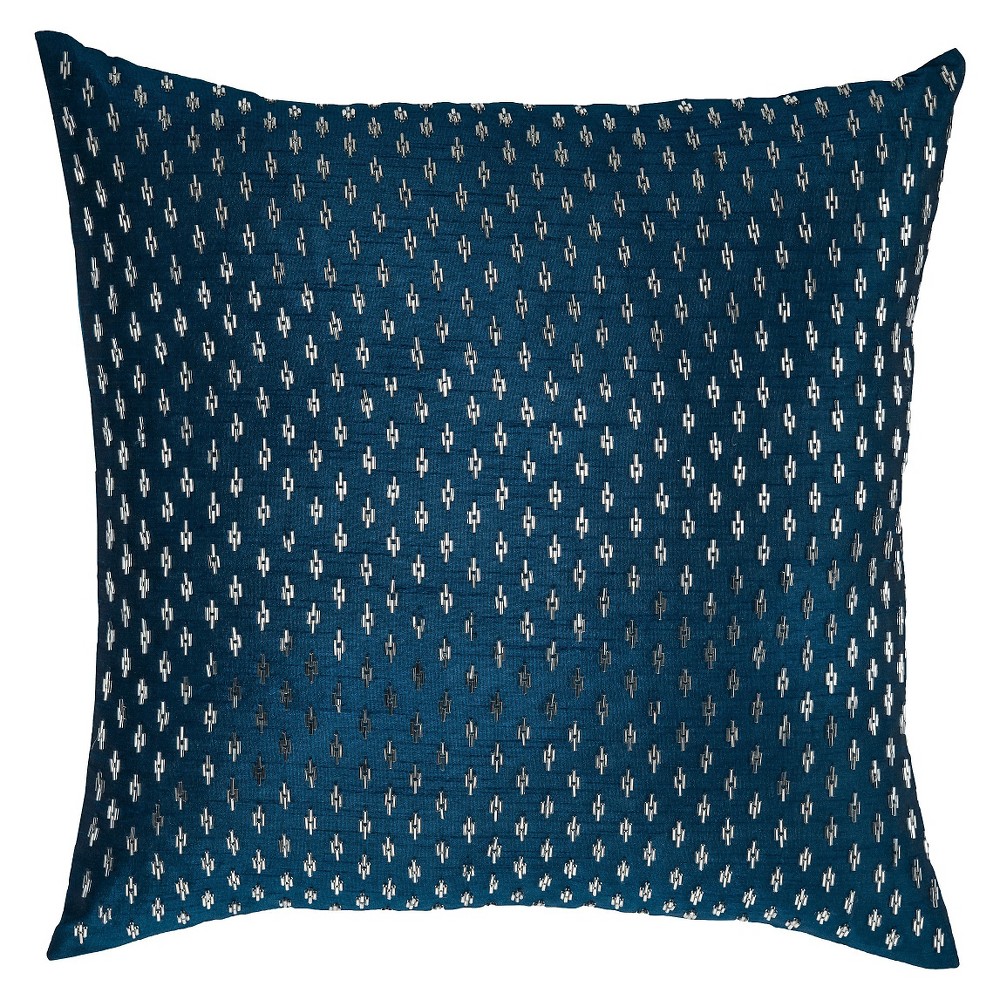 RIZZY HOME TEXTURED WITH BEADS DECORATIVE PILLOW