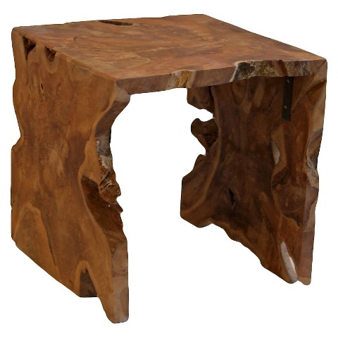 Baum Teakwood Square Side Table - Natural : Target