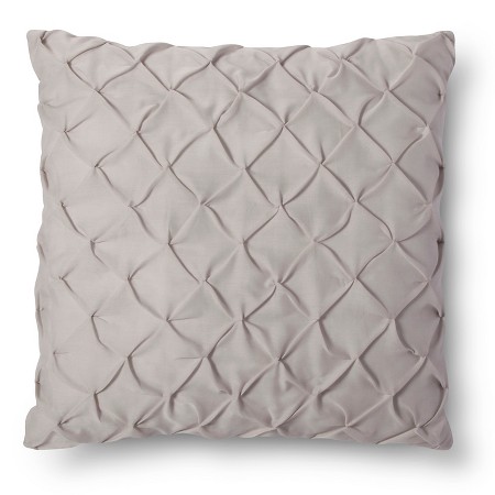 Twist & Tuck Decorative Pillow - Gray (Euro) - Xhilaration : Target