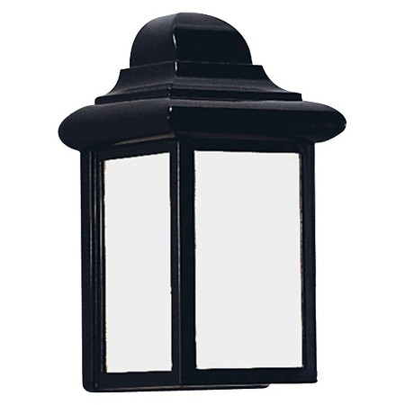 Sea Gull 1 Light Outdoor Wall Lantern - Black : Target