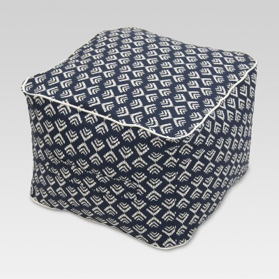Outdoor Fabric Pouf - Natural - Threshold™