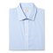 Men's Non-Iron Regular Fit Striped Dress Shirt Blue - Merona. Additional View 1